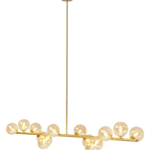 KARE Design Candeeiro de Teto Scala Balls Dourado 150cm Sale