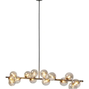 KARE Design Candeeiro de Teto Scala Balls Preto 150cm Outlet