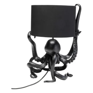 KARE Design Candeeiro Mesa Octopus Black 47cm New