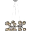 KARE Design Candeeiro suspenso Atomic Balls Prateado Ø74cm Discount