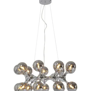 KARE Design Candeeiro suspenso Atomic Balls Prateado Ø74cm Discount