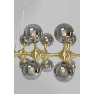 KARE Design Candeeiro suspenso Atomic Balls Brass 140cm New