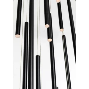 KARE Design Candeeiro suspenso Living Vegas Deluxe Preto Matt LED Online