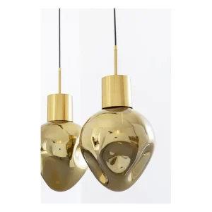 KARE Design candeeiro suspenso Supernova Amber 110 cm Fashion