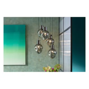 KARE Design Candeeiro suspenso Supernova Smoky Cinque Ø50cm Fashion
