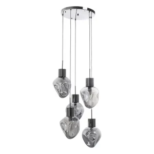 KARE Design Candeeiro suspenso Supernova Smoky Cinque Ø50cm Fashion