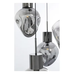 KARE Design Candeeiro suspenso Supernova Smoky Cinque Ø50cm Fashion