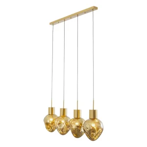 KARE Design candeeiro suspenso Supernova Amber 110 cm Fashion