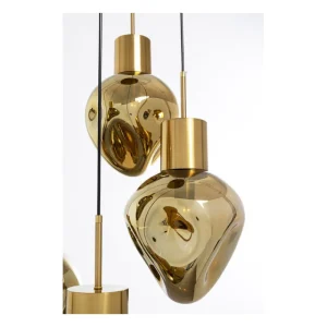 KARE Design Candeeiro suspenso Supernova Amber Cinque Ø50cm Outlet