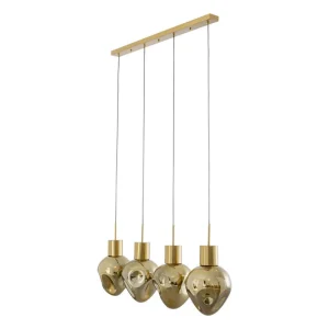 KARE Design candeeiro suspenso Supernova Amber 110 cm Fashion