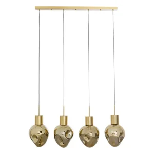 KARE Design candeeiro suspenso Supernova Amber 110 cm Fashion