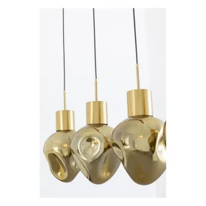 KARE Design candeeiro suspenso Supernova Amber 110 cm Fashion