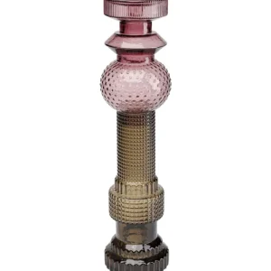 KARE Design Candelabro Marvelous Duo Violeta Cinza 49cm Fashion