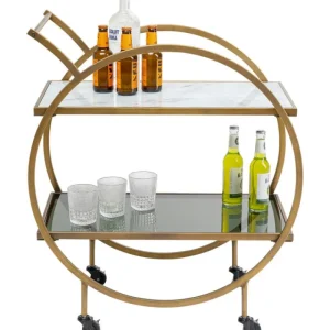 KARE Design Carrinho de Bar Loft Brass New