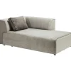 KARE Design Chaise Longue Direita Infinity Elements Cinzento Sale