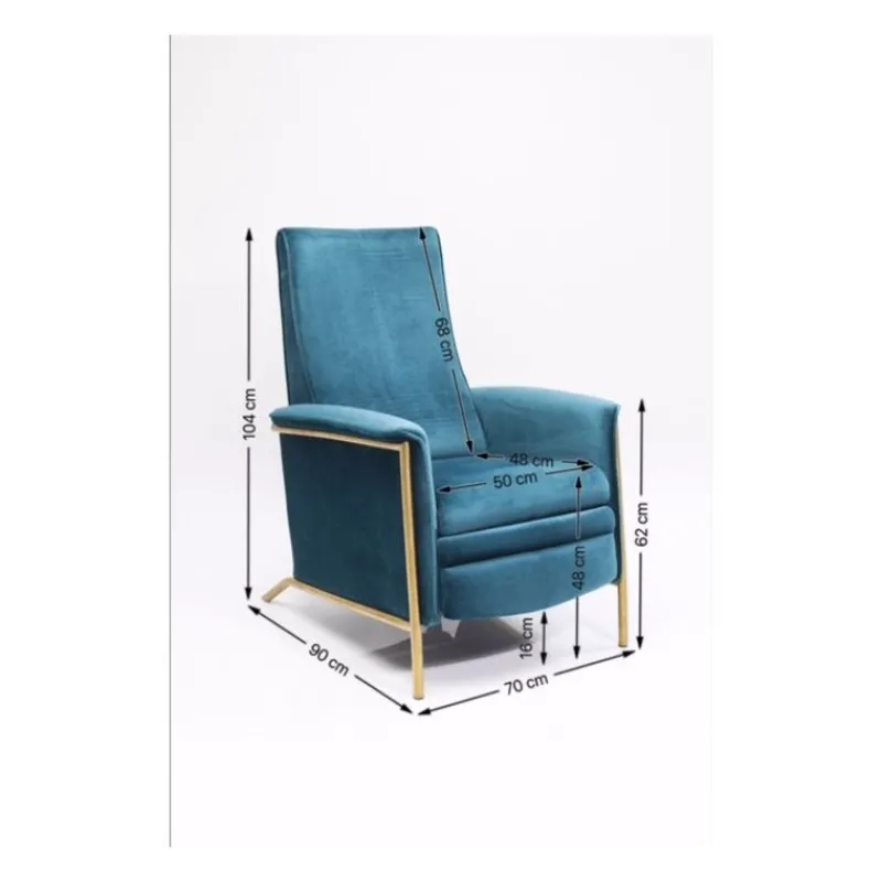 chaise_longue_lazy_em_vel_2.webp KARE Design Chaise Longue Lazy em veludo Azul Hot
