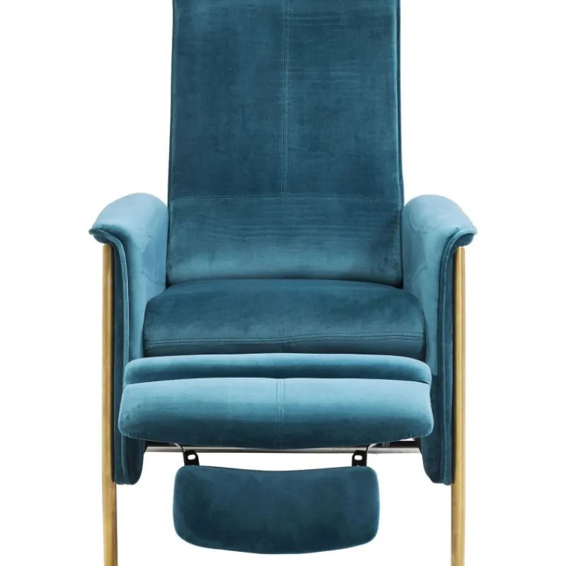 chaise_longue_lazy_em_vel_4.webp KARE Design Chaise Longue Lazy em veludo Azul Hot