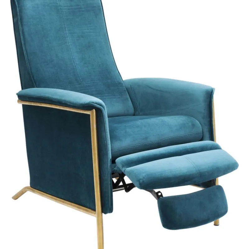 chaise_longue_lazy_em_vel_6.webp KARE Design Chaise Longue Lazy em veludo Azul Hot