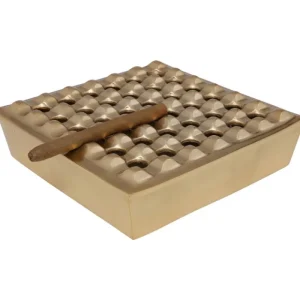 KARE Design Cinzeiro Soho Square Brass 25x25cm Sale