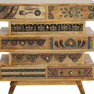 KARE Design Cómoda Menorca Butterfly 65x65cm Clearance