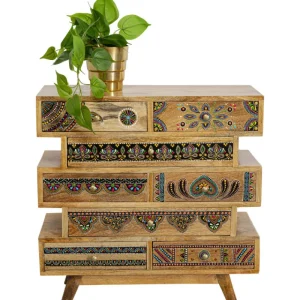 KARE Design Cómoda Menorca Butterfly 65x65cm Clearance