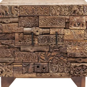 KARE Design Cómoda Shanti Surprise Puzzle Nature 2 prt. New