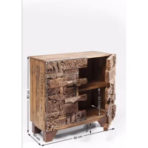 KARE Design Cómoda Shanti Surprise Puzzle Nature 2 prt. New