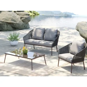 KARE Design Conjunto de sofás Elba Grey Quattro Online