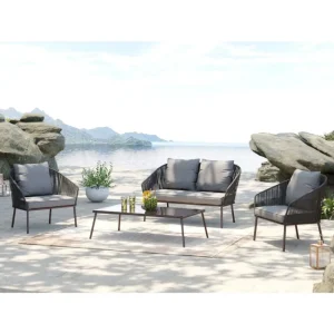 KARE Design Conjunto de sofás Elba Grey Quattro Online