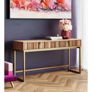 KARE Design Consola Concertina Nature 136x40cm New