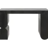 KARE Design Consola Curve preta 120 x 76 cm Clearance