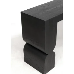 KARE Design Consola Curve preta 120 x 76 cm Clearance