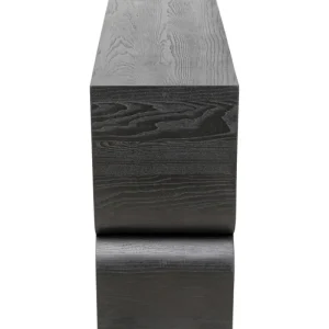 KARE Design Consola Curve preta 120 x 76 cm Clearance