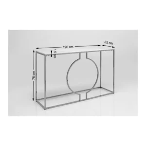 KARE Design Consola Miami Loft Preta 120x75cm Hot