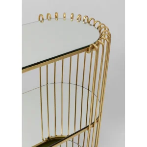 KARE Design Consola Wire latão 81x78cm Outlet