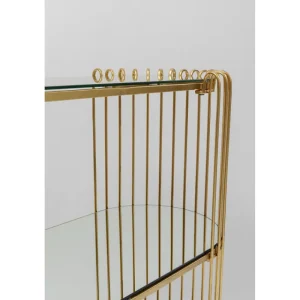 KARE Design Consola Wire latão 81x78cm Outlet