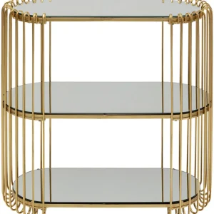 KARE Design Consola Wire latão 81x78cm Outlet