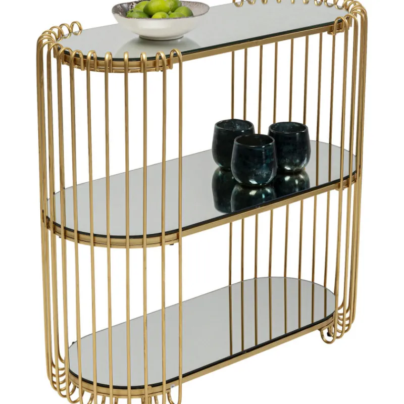 consola_wire_lato_xcm_7.webp KARE Design Consola Wire latão 81x78cm Outlet