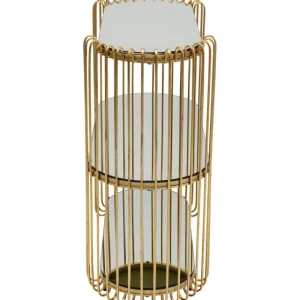 KARE Design Consola Wire latão 81x78cm Outlet