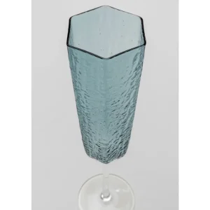 KARE Design Copo de champanhe Cascata azul Hot