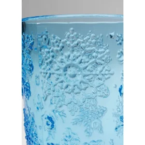 KARE Design Copo de água Ice Flowers azul Best