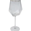 KARE Design Copo de vinho Diamond Gold Rim Hot