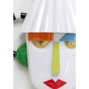 KARE Design Decoração de  parede Mesquerade Branco 37x41 cm Hot