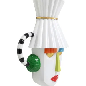 KARE Design Decoração de  parede Mesquerade Branco 37x41 cm Hot