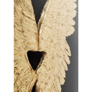 KARE Design Decoração de Parede Wings Gold Preto 120x120cm Fashion