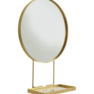 KARE Design Espelho c/ Prateleira Art Ø60cm Best