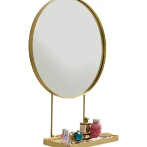 KARE Design Espelho c/ Prateleira Art Ø60cm Best