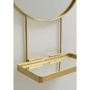 KARE Design Espelho c/ Prateleira Art Ø60cm Best