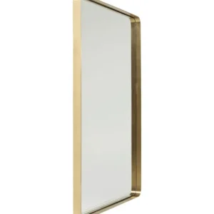KARE Design Espelho Curve Rectangular Dourado 120x80cm Sale