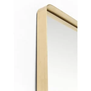 KARE Design Espelho Curve Rectangular em Latão 200x70cm Outlet